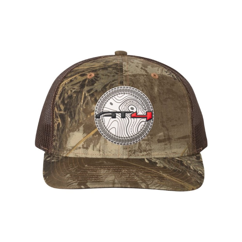 AT4 3D Fitted Trucker with R-Flex- Heather Grey/ White